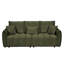 Structure en bois massif 80,7 po: tissu, 3 coussins de dossier, pour la chambre 3: 80,7 po, structure, confort de bureau