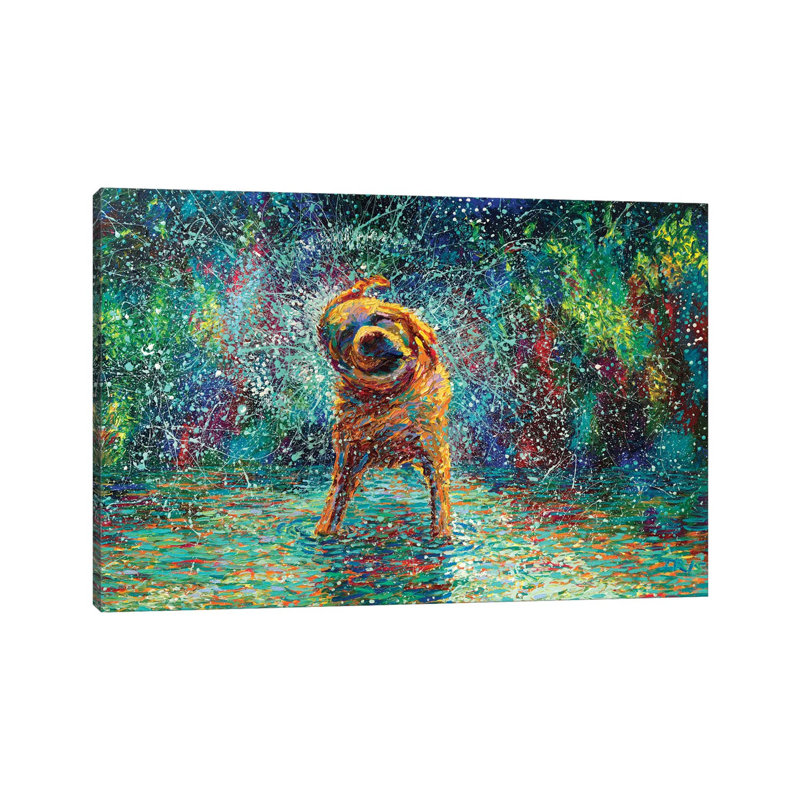 Shakin' Jake by Iris Scott - Wrapped Canvas Painting, 101.6 cm H x 152.5 cm W x 3.175 cm D
