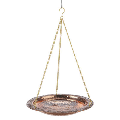 Hedy Copper Sundial Birdbath