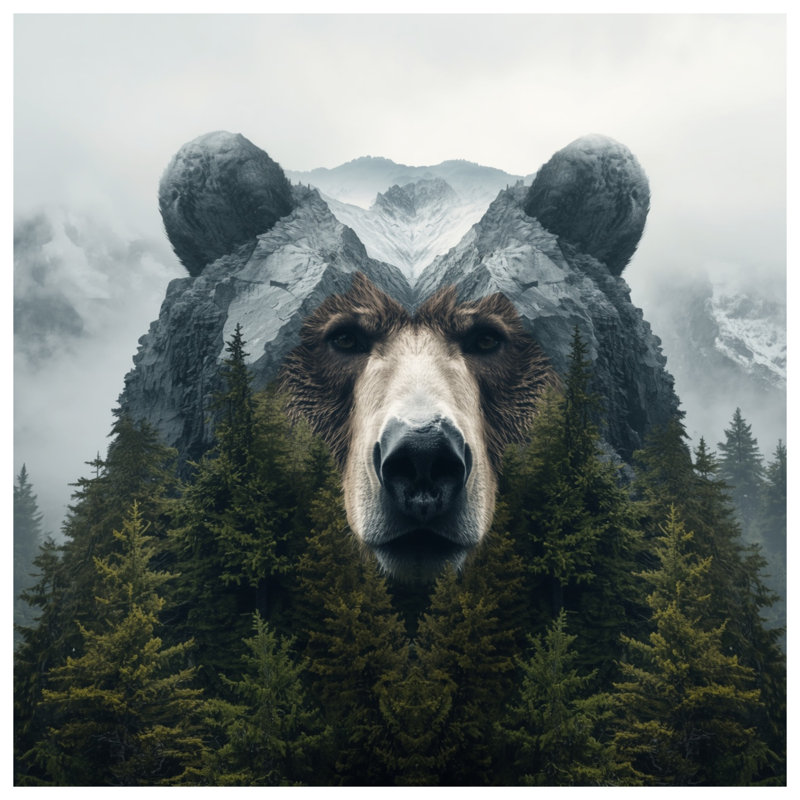 Housses de couette Bear Mountain Illusion, King
