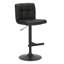 Hetal Swivel Upholstered Adjustable Height Counter Stool with Metal Frame-2071808785