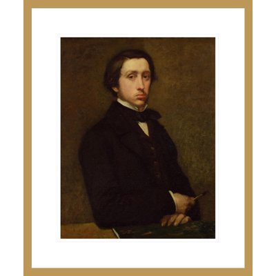 Autoportrait par Edgar Degas - Impression sur toile