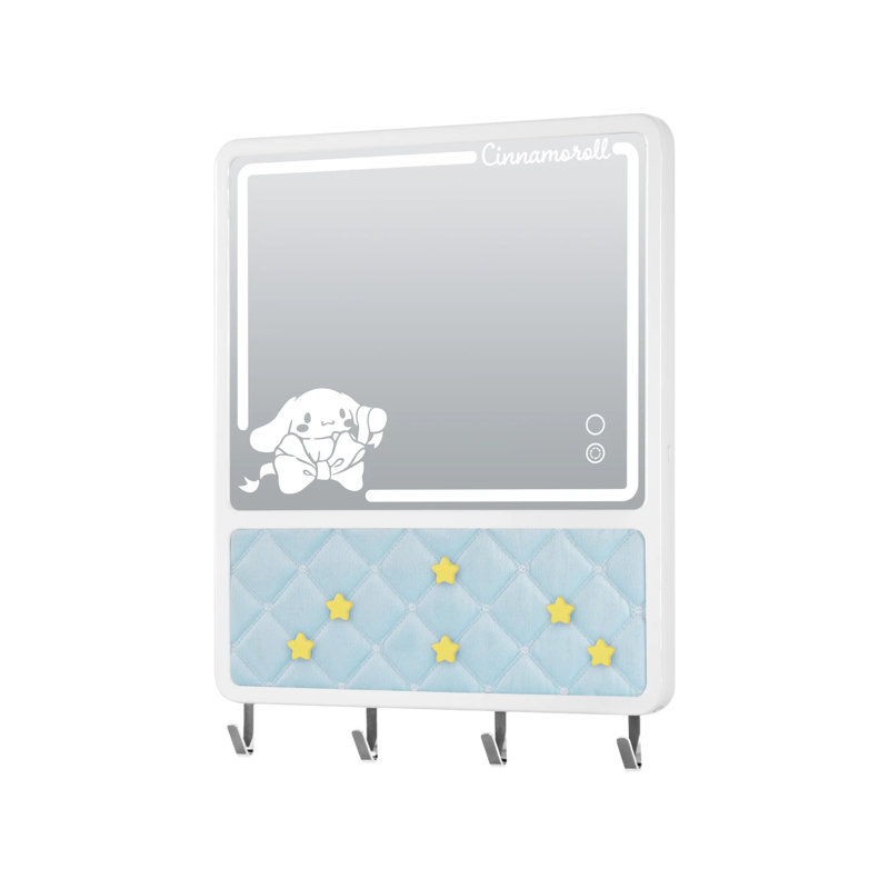 Panneau d'affichage de meuble-lavabo avec miroir à maquillage Cinnamoroll