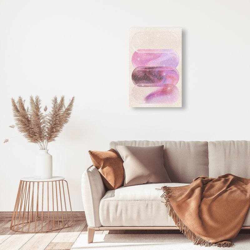 Clear Rose Canvas Abstract Print by Oliver Gal, Black Frame, 10 x 15, 15"H x 10"W, Gallery Wrapped