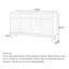 Armoire de rangement en bois massif