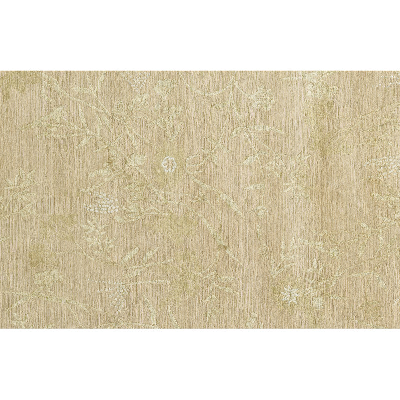Floral Area Rug, Rectangle 6' x 9'