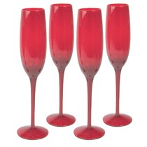 Bohemia Crystal 40792/300/382840 10 Oz Crystal Wine Glasses, Red  Old-Fashioned Glasses on a Long Stem, Set of 6 