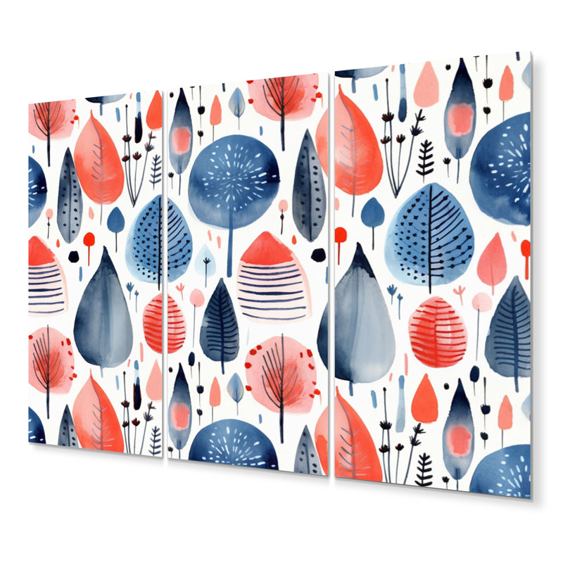 Abstract Wall Decor on Metal