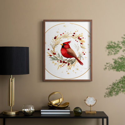 «Christmas Holiday Art CML XXII», reproduction encadrée - bois massif
