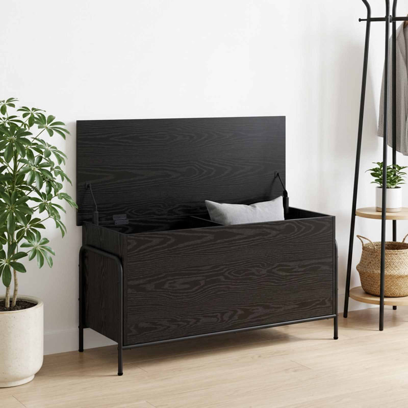 Storage Box, Black Oak