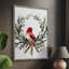 «Christmas Holiday Art», impression encadrée - Bois massif XMA171710-1009798472