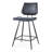 Upholstered Faux Leather Counter Stool