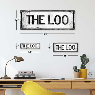 Retro The Loo Sign