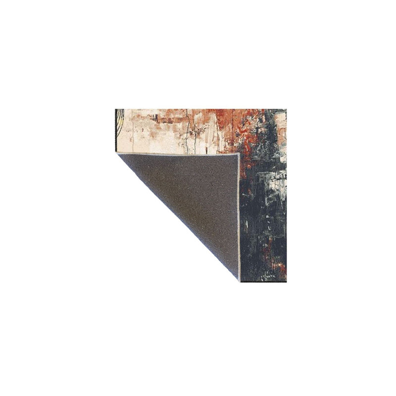 Tapis décoratif lavable à la machine, Carré 3 pi 3 po 