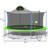 Ceballos 16' Foldable Oval Toddler Trampoline with Handlebar
