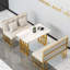 Banc rembourré en similicuir Italian Luxury Dessert Shop Cafe