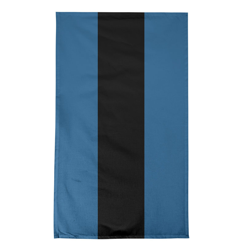 Serviette de thé hockey Anaheim, Sergé de coton, Bleu / Noir