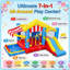 12.8' x 10.5' Inflatable Bounce House,7 in 1 Bouncy Castle with Air Blower For Kids Fun