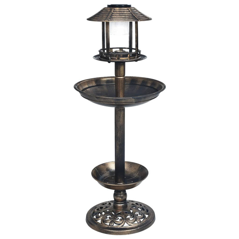 Wyeth Plastic / Acrylic Tiered Birdbath