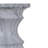 Patio cement outdoor round side table with ink pattern