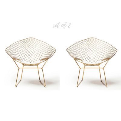 Barleria 15.5'' H Upholstered Metal Side Chair