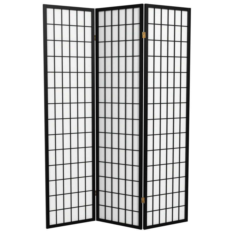 Paravent Shoji pliable Alex 70'' H, Naturel, 3
