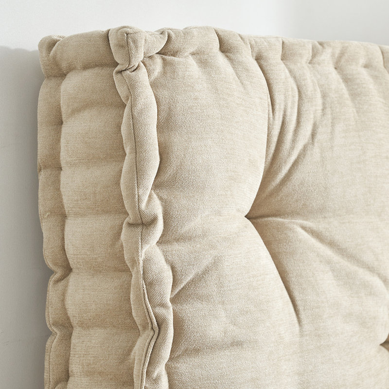 Rainha® - Classic Tufted College Headboard, Taupe