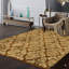 Brown Hand-Knotted Wool Baroque Floral Repeat Geometric Modern Contemporary Carpet Rug-91060509