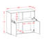 Schutte 92cm Sideboard-99930575