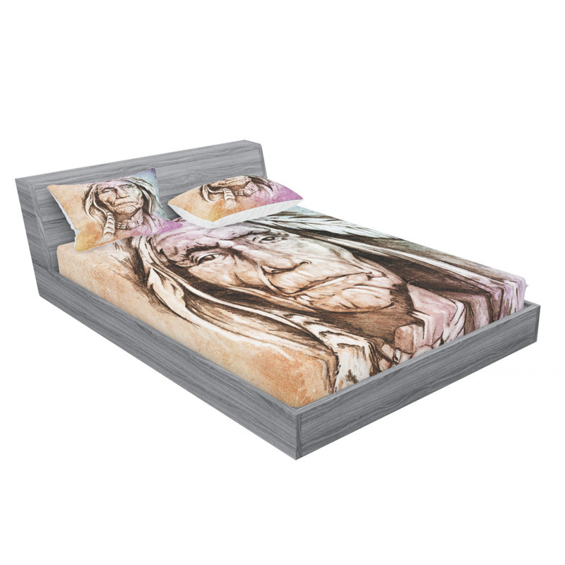 Microfiber Sheet Set, Queen Sheet Set + Fitted Sheet + 2 Pillowcases