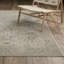 Tapis beige / bleu à motif floral Kula Global-1247652035