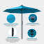 10 pi. Parasol électrique électrique pour terrasse avec télécommande et ouverture motorisée-423206030