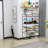 32'' Wide 3-Tier Wire Grid Shoe Rack Shelf for Closet Stackable and Adjustable-2050845086