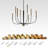 Jacinta 8 - Light Dimmable Large 37" Modern Classic / Traditional Dining Room Chandelier