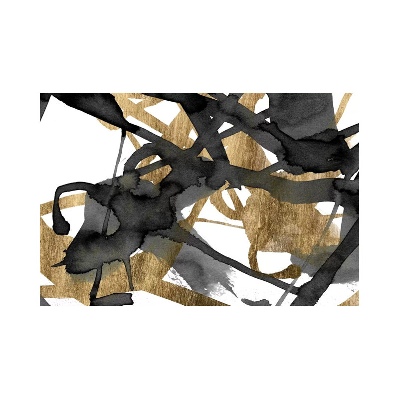 Luxe Gold II by Jennifer Goldberger - Wrapped Canvas Gallery-Wrapped Canvas Giclée, 101.6 cm H x 66.04 cm W x 1.91 cm D