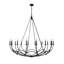 Lustre empire 16 lumières façon bougie
