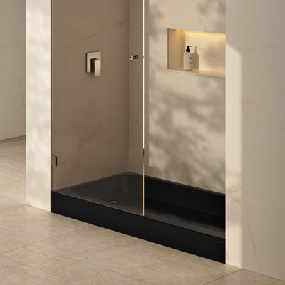 Voltaire 60 X 30 Shower Pan Base With Left Drain In Glossy