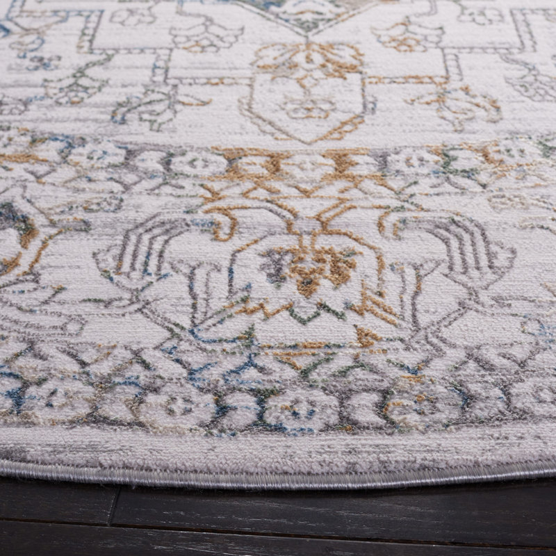 Leyver Air Performance Oriental Rug, Round 6'7"