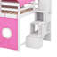 Lit mezzanine double avec tour et tente-1658402724