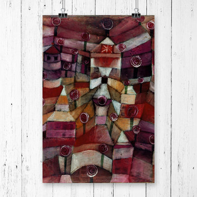 Paul Klee Rose Garden - Frameless Print