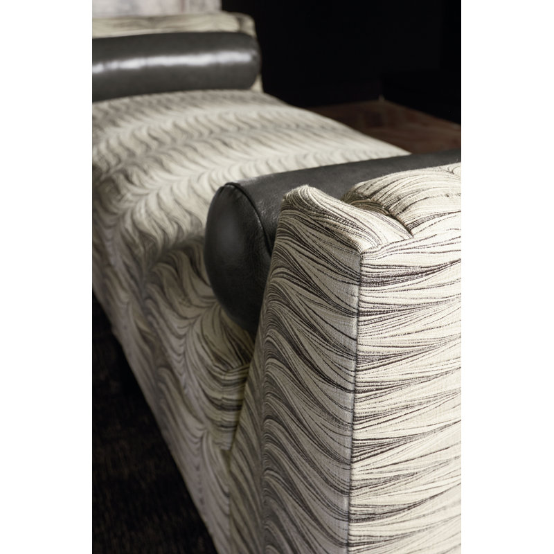 Banc rembourré Countess, Lin 3156, Tabac