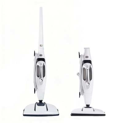 Gleehill  10-in-1 1550W Fast Heat Steam Mop  with Detachable Handheld Steamer for Multi-Surface Home Cleaning，silver