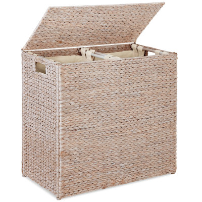 Double Laundry Hamper Basket