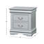 Table de chevet Platinum