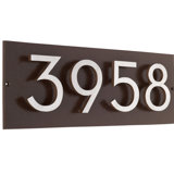 Floating 1-Line Lawn Address Sign
