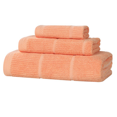 Ensemble de serviettes de bain en mélange de coton 3 pièces Milo Smart Twist