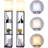Modern Floor Lamp With Shelves, Adjustable 3-Color Temperature LED Bulb, Corner Display Bookshelf Lamp For Living Room, Bedroom, And Office