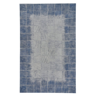 Ramanna Performance Flatweave Leather Animal Print Indoor Rug