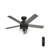 52" Lochemeade 5-Blade Standard Ceiling Fan with Remote Control and LED Light Kit Included