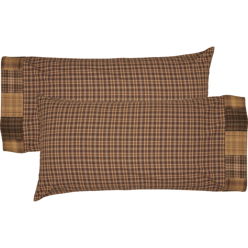Prescott 100% Cotton Plaid - Set of 2, King